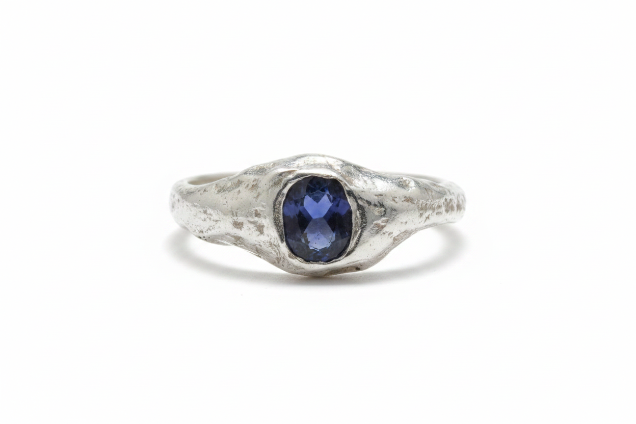 Anillo Zafiro Azul